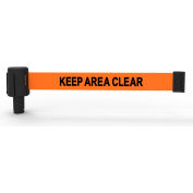 Banner Stakes PLUS Banner Head, 15' Orange "Keep Area Clear" Belt