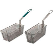 Alegacy 79207 - panier rectangulaire Fry w / poignée en plastique rouge, 13 "x 5-3/8"
