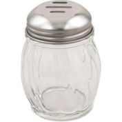 Alegacy 803DZ - 6 Oz. Cheese Shaker, Slotted Top Swirl Glass 12 Pack
