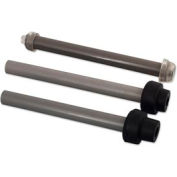 Alegacy OP80 - Overflow Pipe, 8-3/8"H, Rubber Plug Fits 1 and 1-1/2" Drains