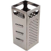 Alegacy SSG449 - Stainless Steel Square Grater 9", 4 Grating Surfaces - Pkg Qty 12