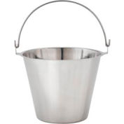 Alegacy UP1 - Utility Pail, Stainless Steel, Handle 10-1/4"H