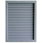 CECO porte persienne Kit, acier galvanisé-recuit, W 24" X 24" H