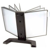 Aidata FDS005L Weighted Desktop Reference Organizer, 10 Panel
