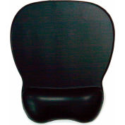 Aidata GL100M Soft Skin Gel Mouse Pad avec repose-poignets, Noir