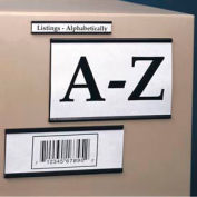 « C » canal Label support magnétique, 3 "x 4" (25 pcs/paquet)
