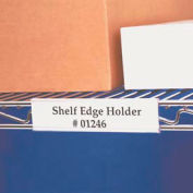 Fil d’étagères porte-étiquette, 6 "x 1-5/16", claire (25 pcs/paquet)