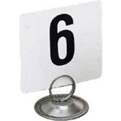 American Metalcraft 425 - Table Numbers, Numbers 1 Thru 25, 4" Square