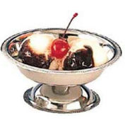 American Metalcraft 9000 - Sherbet Dish, 9 Oz. Capacity, Gadroon Base, Footed, Stainless Steel