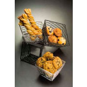 American Metalcraft BNRB68C - Birdnest Riser/panier, Sq. Top 8" x 6" carrés bas x 4 "H, Chrome