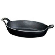 American Metalcraft CIPOV9567 - Baking Dish, 37.195 Oz., Oval, With Handles, Cast Iron