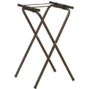 American Metalcraft CTS31 - Deluxe Tray Stand, 19-1/2 x 15 x 31, Black Nylon Straps, Folding