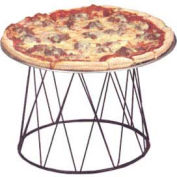American Metalcraft DPS797 - Contempo Drum Pizza Stand, 9 x 7 x 7, Black Wrought Iron