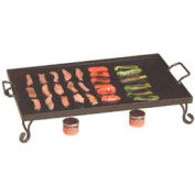 American Metalcraft GS27 - plaque à snacker, 27 x 16 x 5, comprend le Stand, en fer forgé noir