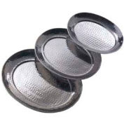 American Metalcraft HMOST1520 - Serving Tray, Oval, 15-1/2 x 20, 7/8" Deep, Hammered