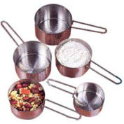 American Metalcraft MCW4 - Measuring Cups, 1/4, 1/3, 1/2, And 1 Cup (Set Of 4), Wire Loop Handle