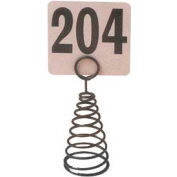 American Metalcraft MHSB7 - porte-immatriculation en spirale, 6" H, Black