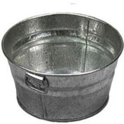 American Metalcraft MTUB63 - Tub, 6 "x 3", poignées latérales, galvanisé Tin