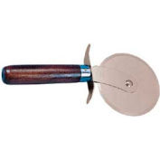 American Metalcraft PC7400 - Pizza Cutter, 4" Wheel, Stainless Steel Wheel, Wood Handle