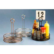 American Metalcraft RBNC26 - Birdnest Condiment Rack, 6" Dia., Wire, Chrome Finish