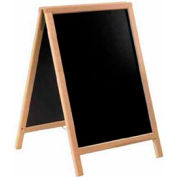 American Metalcraft SBDB85 - Sandwich Board, 22" x 34", 2 Sided, Natural Wood