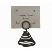 American Metalcraft SNB2 - porte-immatriculation, 3" H, spirale, noir