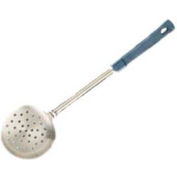 American Metalcraft SPNP8 - Spooner, Ladle Style Perforated Bowl, 8 Oz., 4" Dia., Grip Handle, Blue