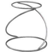 American Metalcraft SSUS1 - Contempo Pizza Stand, 7" Top x 9" Bottom x 7"H, Swirl Design