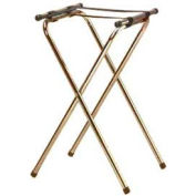 American Metalcraft TRSD1815 - support Deluxe table, 19-1/2 "x 15" x 31 ", noir de courroies de Nylon, pliage