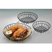 American Metalcraft WIB100 - Basket, 10" ø x 2"H, fil, noir