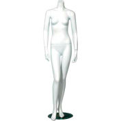 Mannequin femme - Sans tête, mains par côté, jambes droites - Fini mat