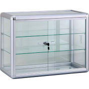 Vitrine de comptoir de verre 24" L x 12" P x 18"