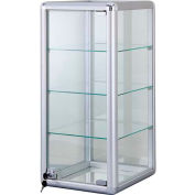 Vitrine de comptoir de verre 14" L x 12"(D) x 27"(H)