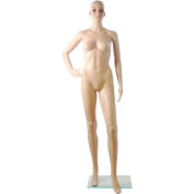 Mannequin femme - complet, main droite posée sur la hanche, à gauche jambe Bent - Flesh Tone