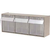Akro-Mils TiltView™ 3 Bin 06703 - 23-5/8" W x 7-13/16 « D x 9-13/32" H
