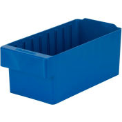 Akro-Mils Dividable Akrodrawer 31162 - 5-9/16"W x 11-5/8"L x 4-5/8"H, Blue, qté par paquet : 6