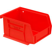Akro-Mils® AkroBin® Plastic Stack & Hang Bin, 4-1/8"W x 5-3/8"D x 3"H, Rouge, qté par paquet : 24