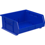 Akro-Mils® AkroBin® Plastic Stack & Hang Bin, 16-1/2"W x 14-3/4"L x 7"H, Blue, qté par paquet : 6