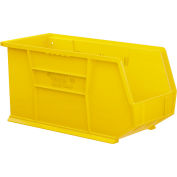 Akro-Mils® AkroBin® Plastic Stack & Hang Bin, 8-1/4"W x 18"L x 9"H, Yellow, qté par paquet : 6