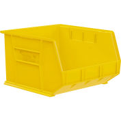 Akro-Mils® AkroBin® Plastic Stack & Hang Bin, 16-1/2"W x 18"L x 11"H, Yellow, qté par paquet : 3