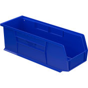 Akro-Mils® AkroBin® Bac empilable et suspendu en plastique, 5-1/2 po L x 14-3/4 po L x 5 po H, bleu, qté par paquet : 12