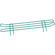 Nexel® Poly-Green® Wire Ledge, 21"W x 4"H