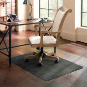ES Robbins® Trendsetter Chair Mat for Hard Floors - 36 » x 48 » - Pewter