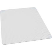 Interion® Office Chair Mat for Carpet - 36"W x 48"L - Straight Edge- Ind. Pkg