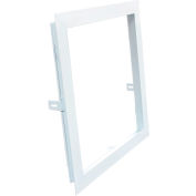 American Louver Plaster Frame for Lay-In Air Diffuser, 2' x 2', White, PK2