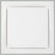 American Louver Stratus en plastique Plaque diffuseur pour T-grille au plafond, R6, isolé, blanc