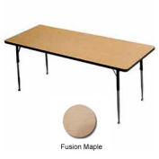 ADA Activity Table - Rectangle - 24" X 36", Adj. Height, Fusion Maple