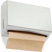 ASI® distributeur compact de serviettes en papier plié, acier inoxydable
