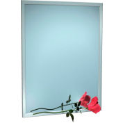 ASI® inox Angle cadre miroir - 24" Wx72" H - 0600-2472