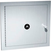 ASI® 8154 Recessed Specimen Pass-Through Cabinet, 13-1/4"W x 6"D x 12-3/4"H